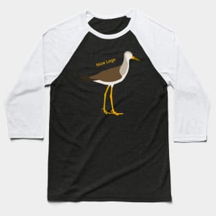 Nice Legs - Yellowlegs Sandpiper Birdwatching Humour Design Baseball T-Shirt